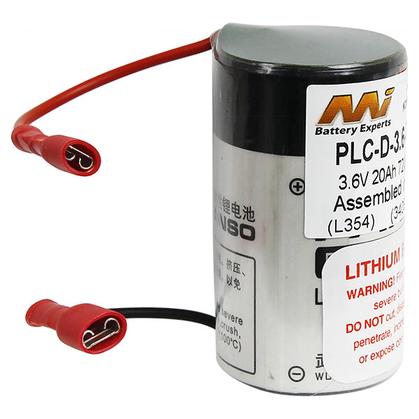 MI Battery Experts PLC-D-3.6-FASTON
